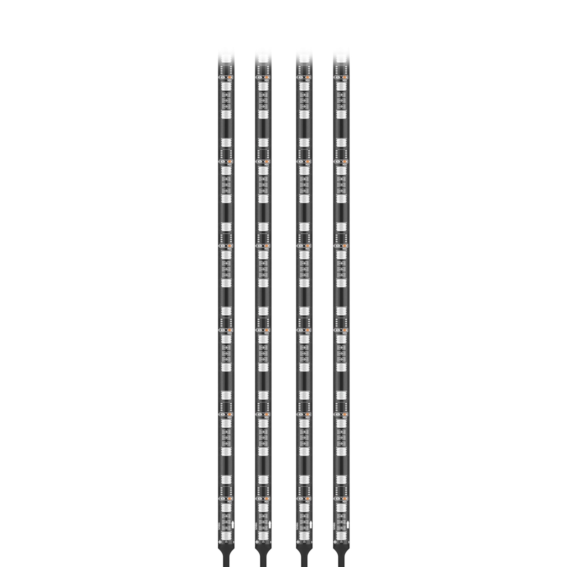 - Appglow Multicolor Underglow LED Kit, Carplay Compatible, Siri & Hey Google Voice-Control, Bluetooth, Custom RGB Lighting Presets, Control Zones, 112 Inches